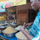 Rice at an African market