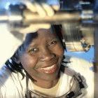 Mmantsae Diale, a University of Pretoria physics PhD student and part of the new generation of home-grown scientists