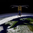 Satellite over the Earth