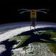 Satellite over the Earth