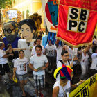 Scientists at Recife carnival, Brazil