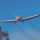 Plane spraying herbicide/pesticide