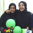 Students celebrating graduation/East Africa