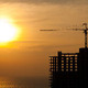 A building crane