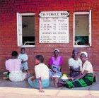 Women outside TB ward in Malawi