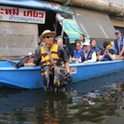 Flooded village in Thailand