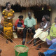 Speakers at a science café in Uganda