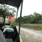 Boat ride to Tiputini Biodiversity Station, Ecuadorian Amazon