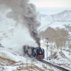 Steam-powered train, Mongolia