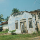 Damage caused by a tsunami