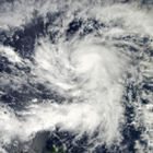 Typhoon Bopha in the western North Pacific, 2012