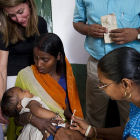 Delivering vaccines, India Delivering vaccines, India