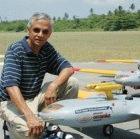 Lead researcher, Veerabhadran Ramanathan, with unmanned aircraft