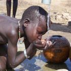 A boy drinking water in South Sudan A boy drinking water in South Sudan
