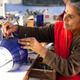 A woman at a solar engineering training workshop in India