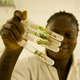 Yam in test tubes