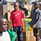 Zambian children collecting water. Critics say more research into water treatment is needed.