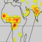 'Hot spots' identified in Africa and India by the study