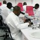 African researchers in lab