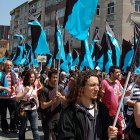 Anti-nuclear protestors in Istanbul