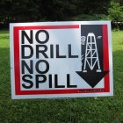 Anti-fracking sign