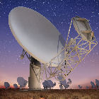Radio satellite array 