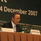 Ban Ki-Moon, UN secretary-general, at the Bali conference