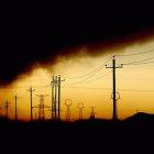Power lines, northern China