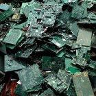 A pile of computer circuit boards