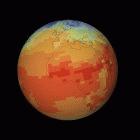 climateprediction.net temperature map