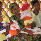 Queue at African clinic