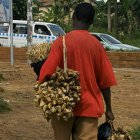 A coffee salesman in Uganda