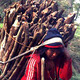 Women carrying wood in Nepal