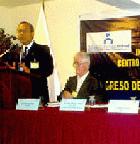 Oswaldo Salaverry, en el I Congreso de Medicina Tradicional en Lima