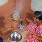 Cocina a leña en Honduras