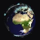 A visualisation of cloud coverage.