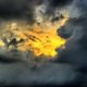 The eye of a cyclone