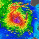 Windspeed map of Cyclone Sidr