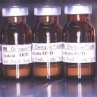 Part of a dengue diagnostic kit at the Instituto Pedro Kouri in Havana, Cuba