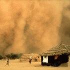 Dust storm in Senegal