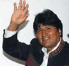 El presidente de Bolivia, Evo Morales, en la Cumbre Energética Suramericana