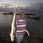 Fisherman with tuna