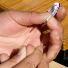 Finger-prick blood test