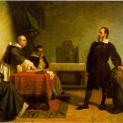 Galileo facing Roman Inquisition