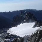 The glaciers are disappearing as temperatures rise