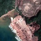 Gleebruk village, Sumatra, showing devastation caused by the 26 December tsunami