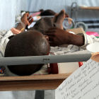 Cholera patient in Haiti