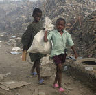 Haiti earthquake survivors
