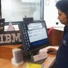 IBM software demonstration in New Delhi.