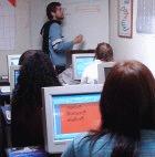 Computer training at the 'Work For a Brother' Foundation